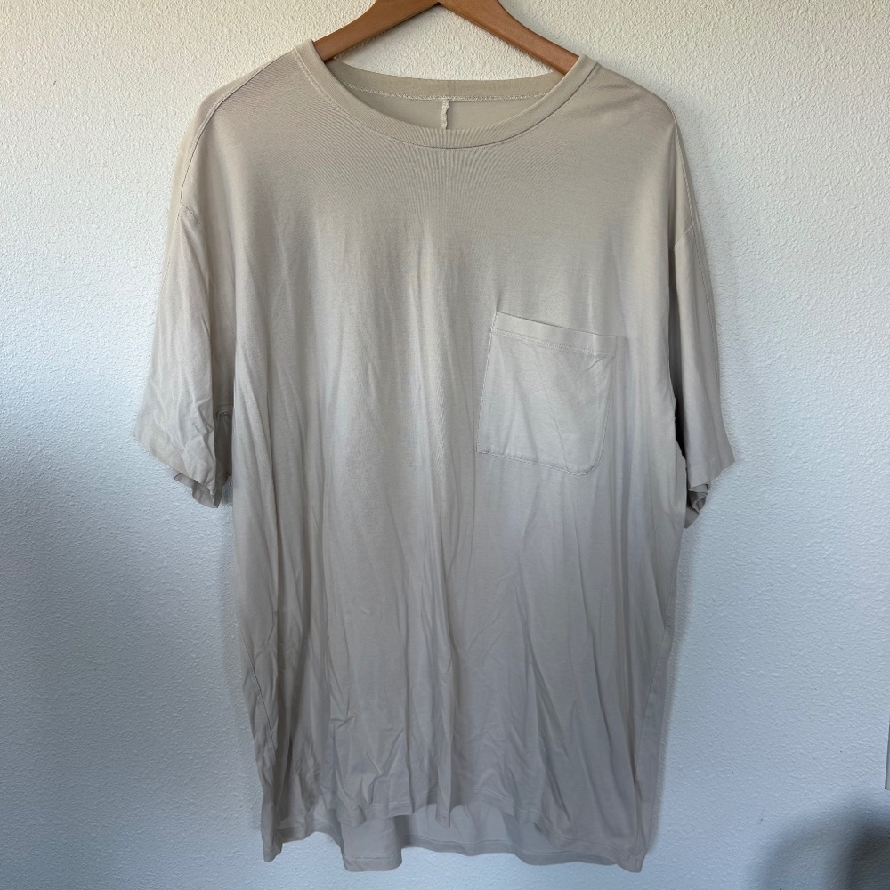 lululemon Oversized Pocket T Beige Neutral Mens Size XL